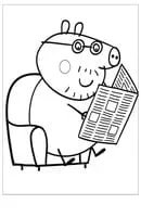 Peppa Pig kleurplaat 11